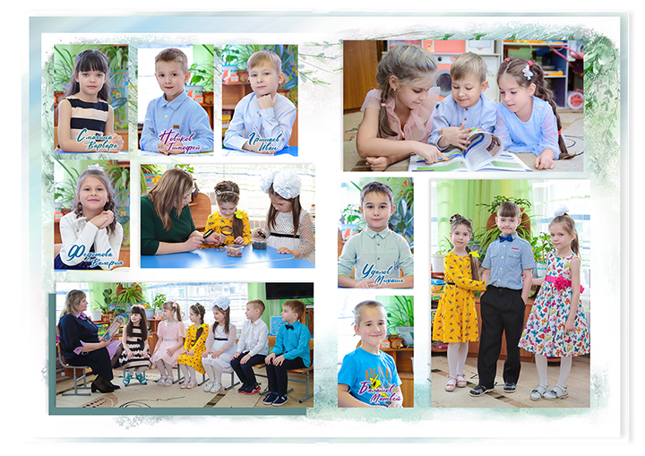 Выпускной альбом для выпускников детских садов . Альбом -  фотокнига "Весна". Фотоальбом  для первоклассников. Альбом для выпускников.