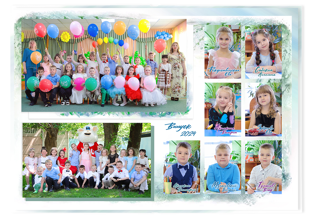 Выпускной альбом для выпускников детских садов . Альбом -  фотокнига "Весна". Фотоальбом  для первоклассников. Альбом для выпускников.