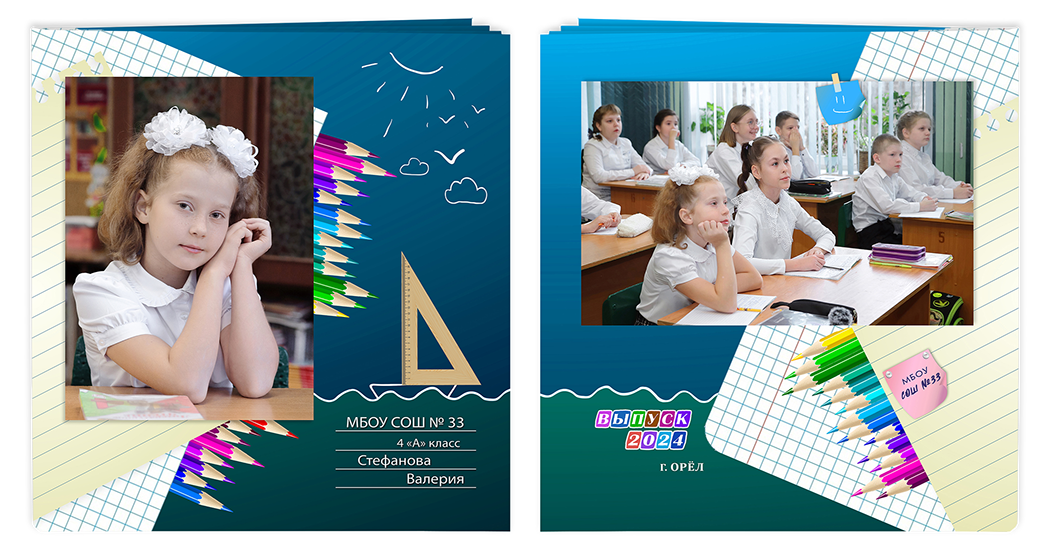 Выпускной альбом для выпускников детских садов . Альбом -  фотокнига "Мыльные пузыри". Фотоальбом  для первоклассников. Альбом для выпускников.