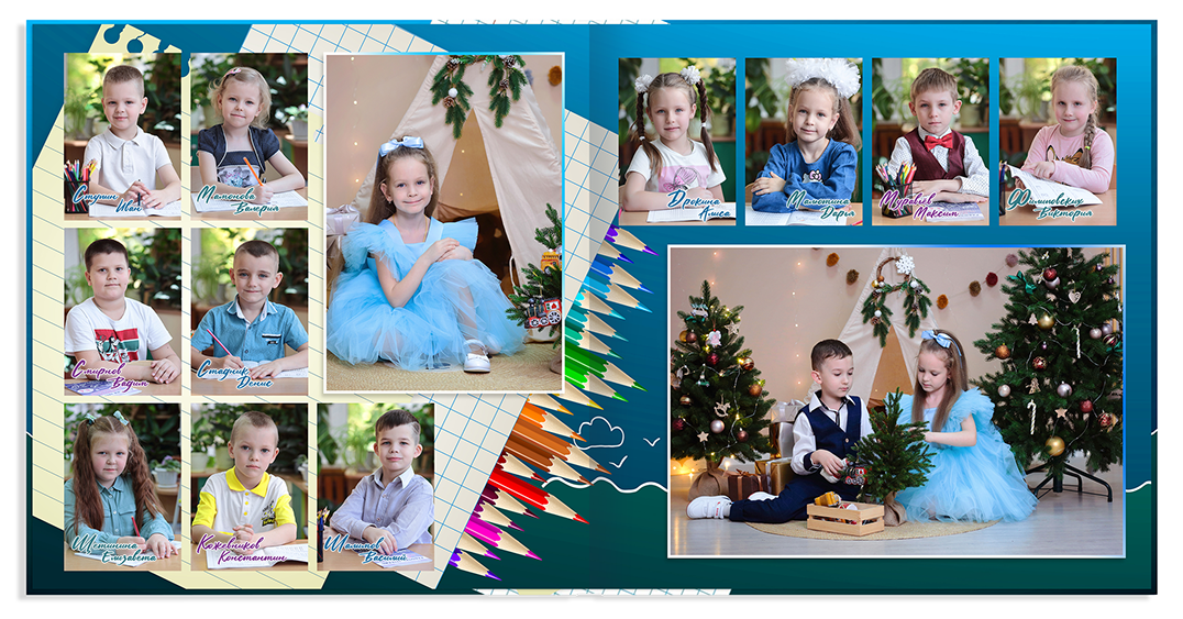 Выпускной альбом для выпускников детских садов . Альбом -  фотокнига "Мыльные пузыри". Фотоальбом  для первоклассников. Альбом для выпускников.