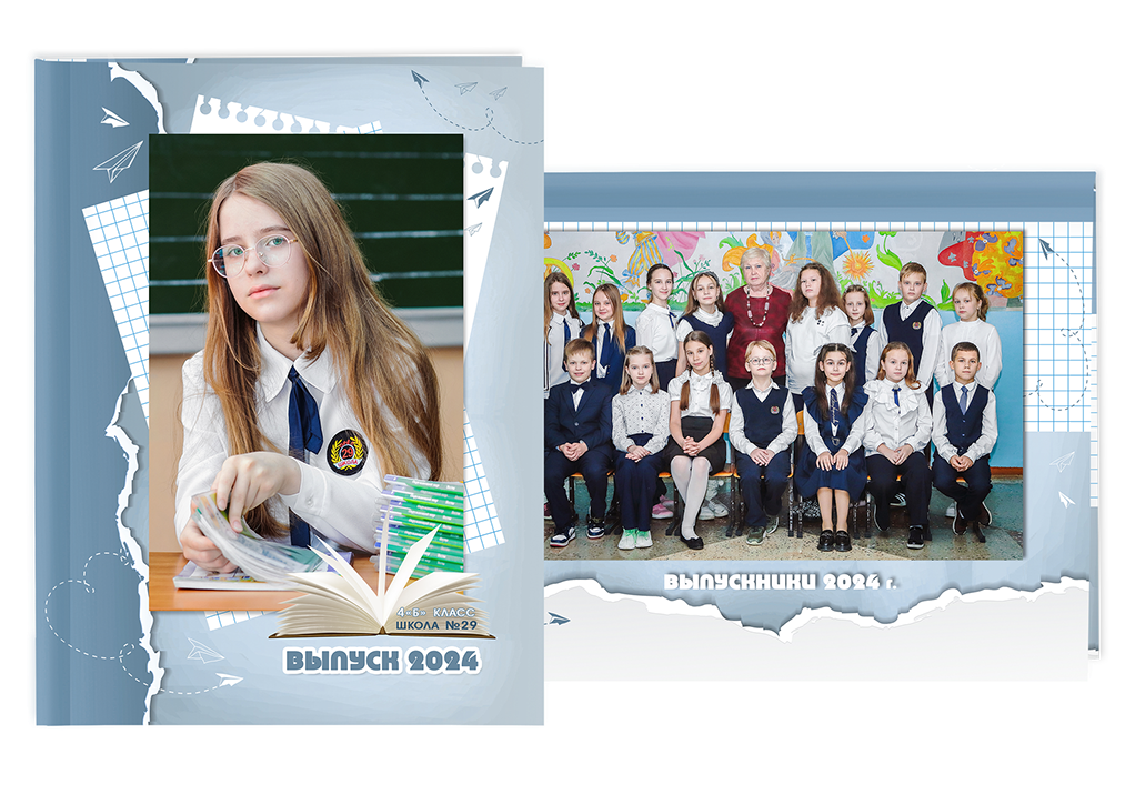 Выпускной альбом для выпускников детских садов . Альбом -  фотокнига "Воздушные шары". Фотоальбом  для первоклассников. Альбом для выпускников.